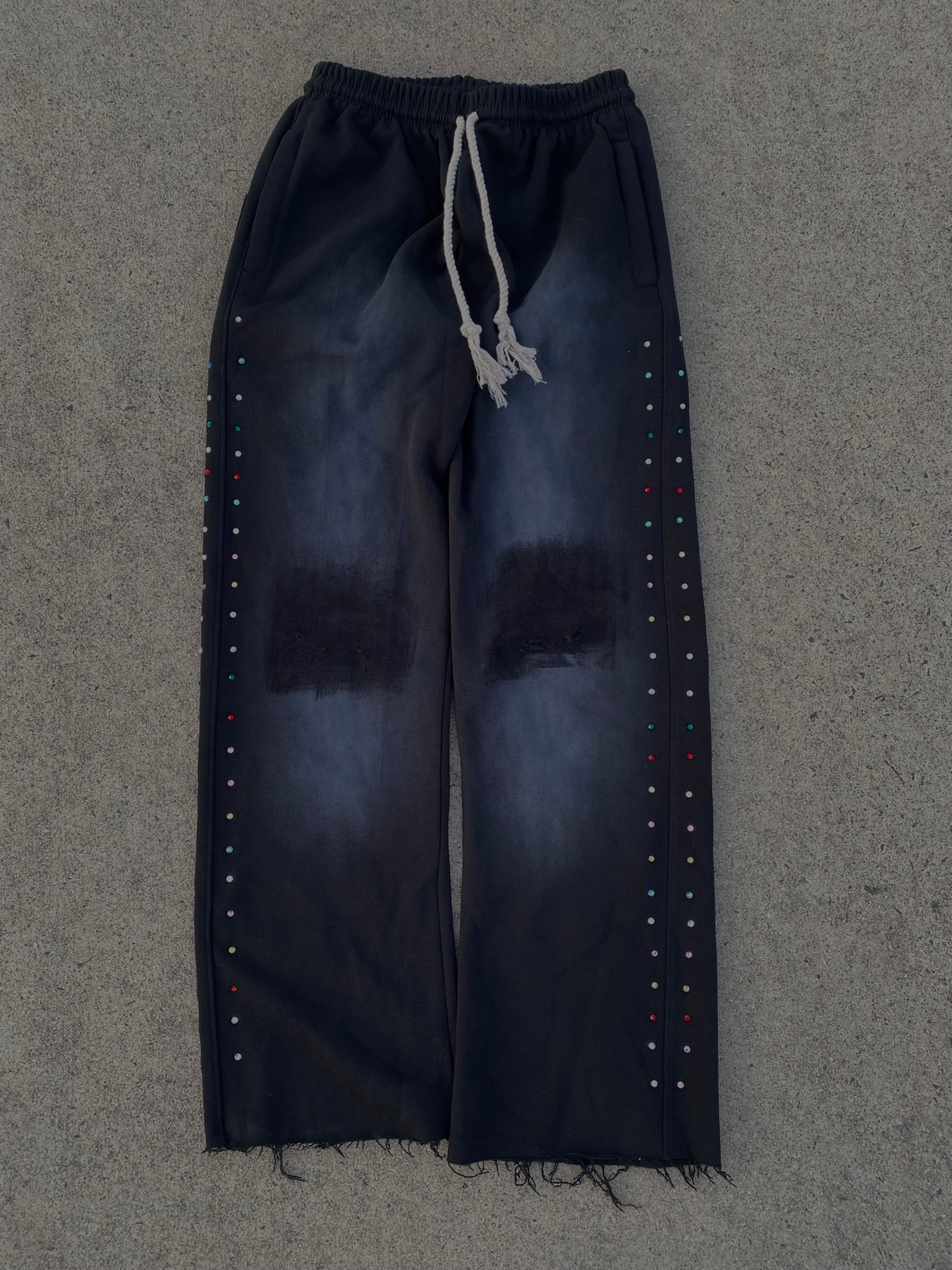 “RHINESTONE” SWEATPANTS